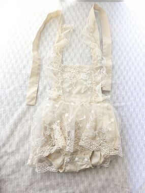 Ibtom castle Kids Baby Romper Ivory Dress Size 70, 6-9m